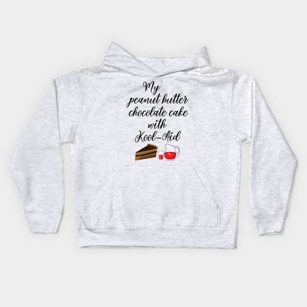 My peanut butter chocolate cake with Kool-Aid Kids Hoodie by SaKaNa